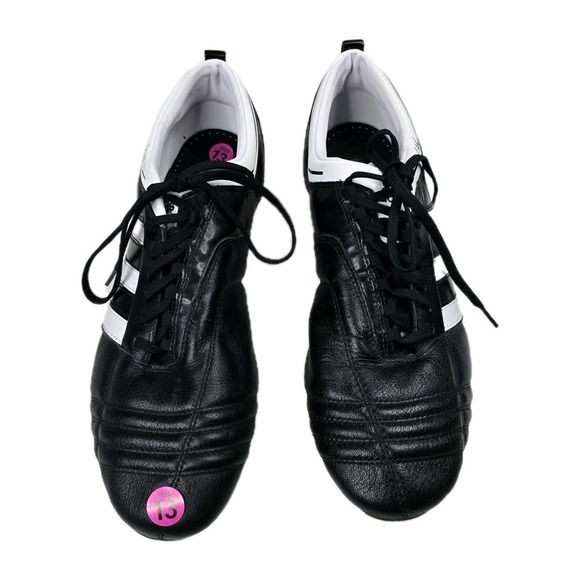 Adidas Adinova Football Boots Mens Size 13 2008 Black Leather‎ Football Sports main image 4